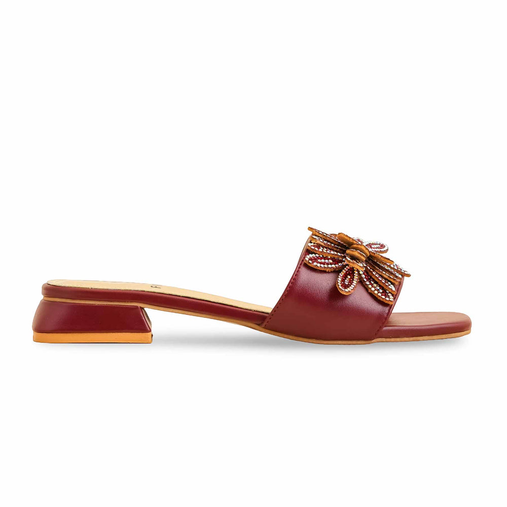 Maroon Fancy Slipper FN7945