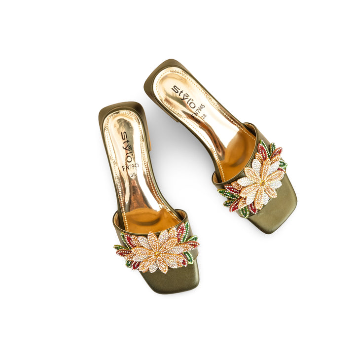 Olive Fancy Slipper FN7945