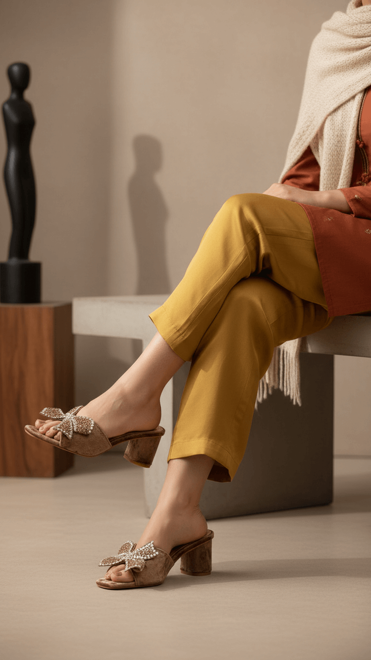 Beige Fancy Slipper FN7954