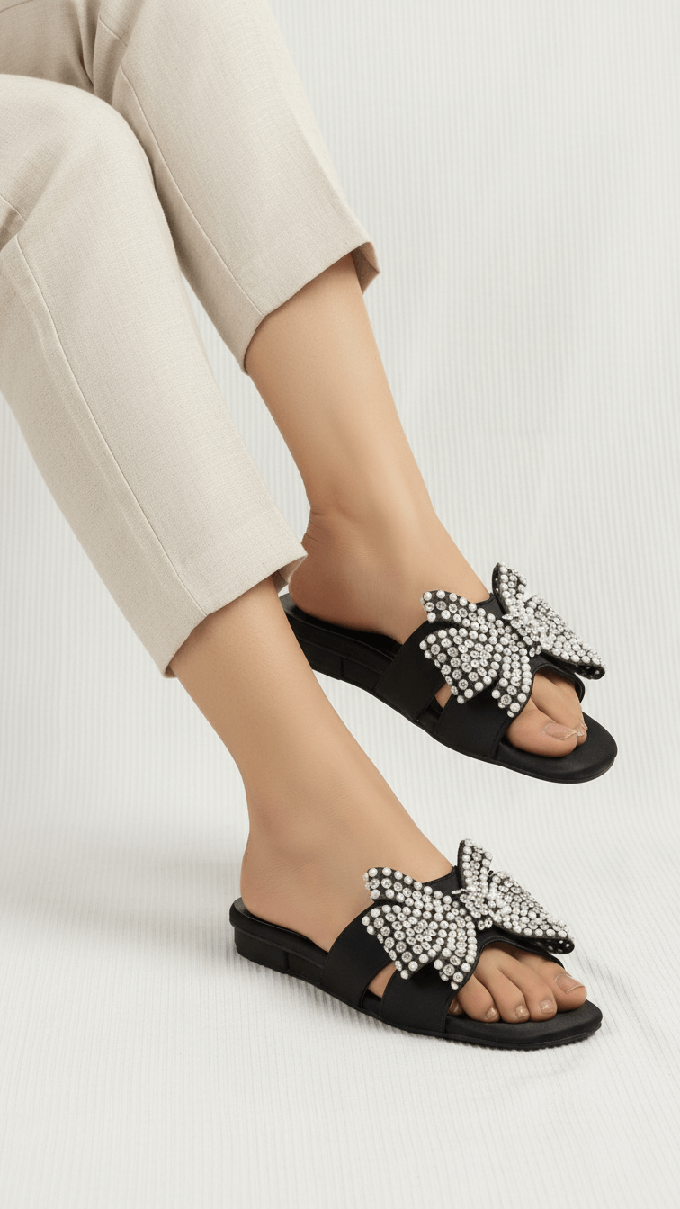 Black Fancy Slipper FN7961