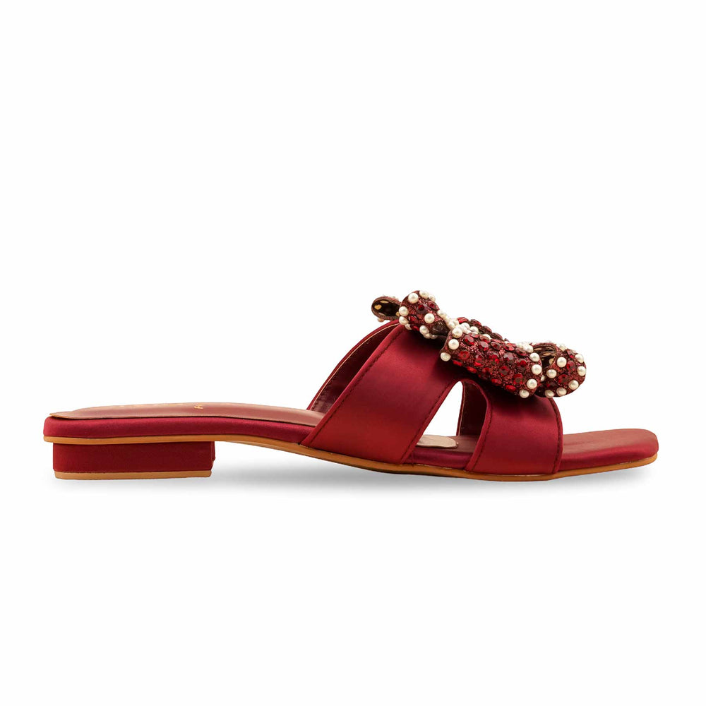 Maroon Fancy Slipper FN7961