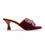 Maroon Fancy Slipper For Women FN7974