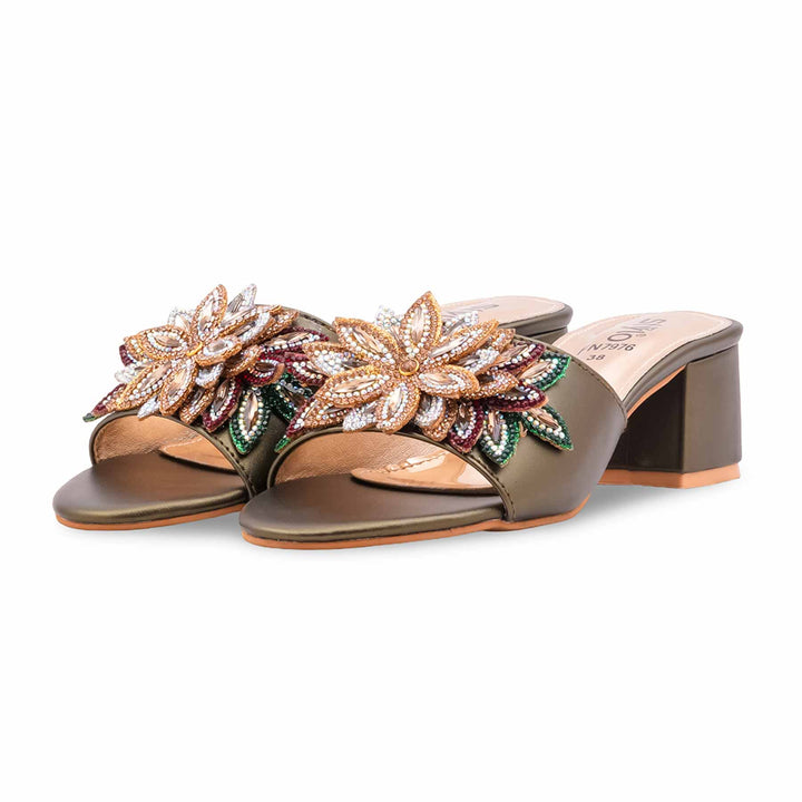 Olive Fancy Women Slipper FN7976
