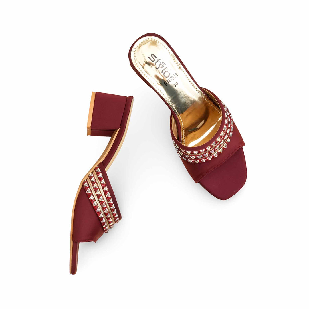 Maroon Fancy Slipper FN7978