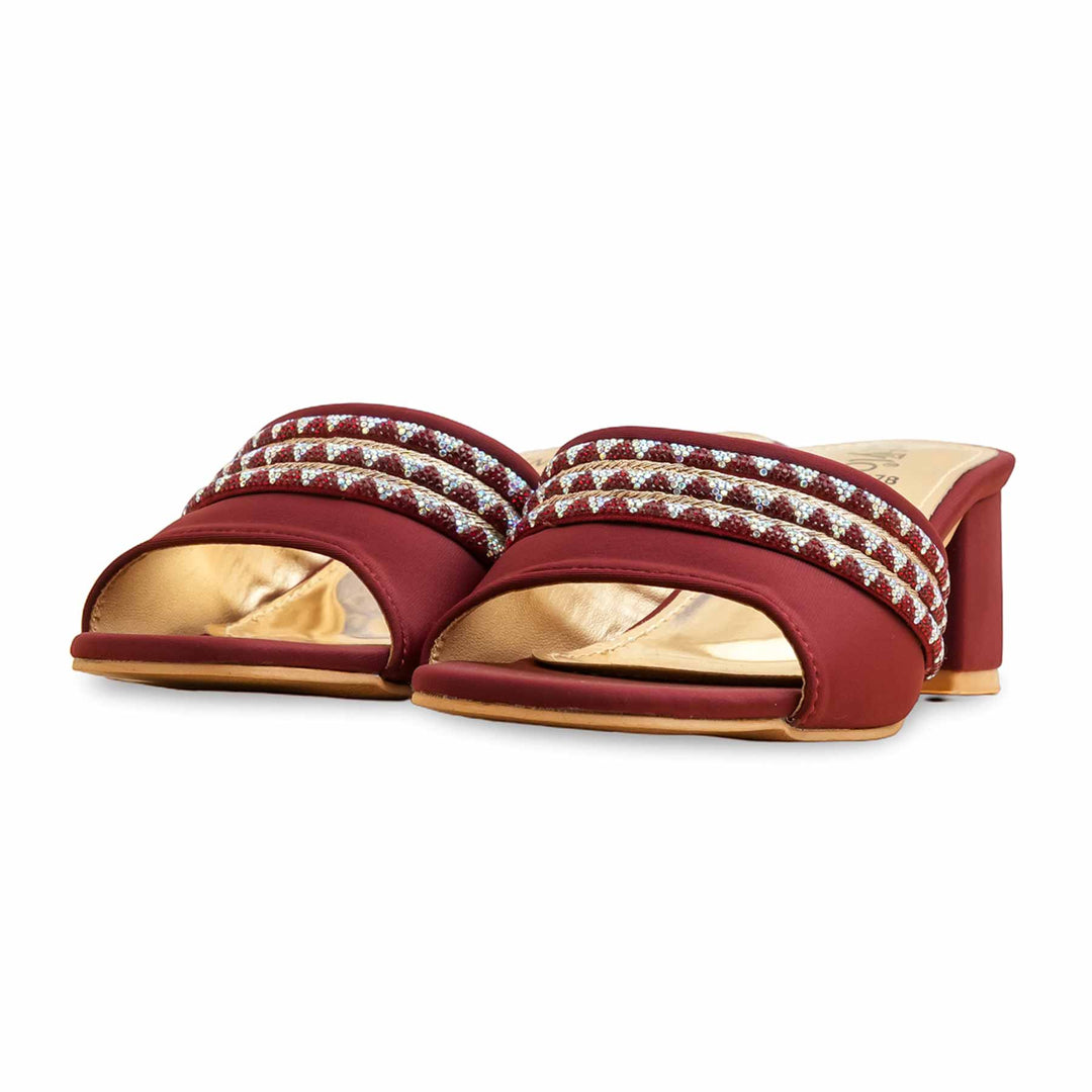 Maroon Fancy Slipper FN7978