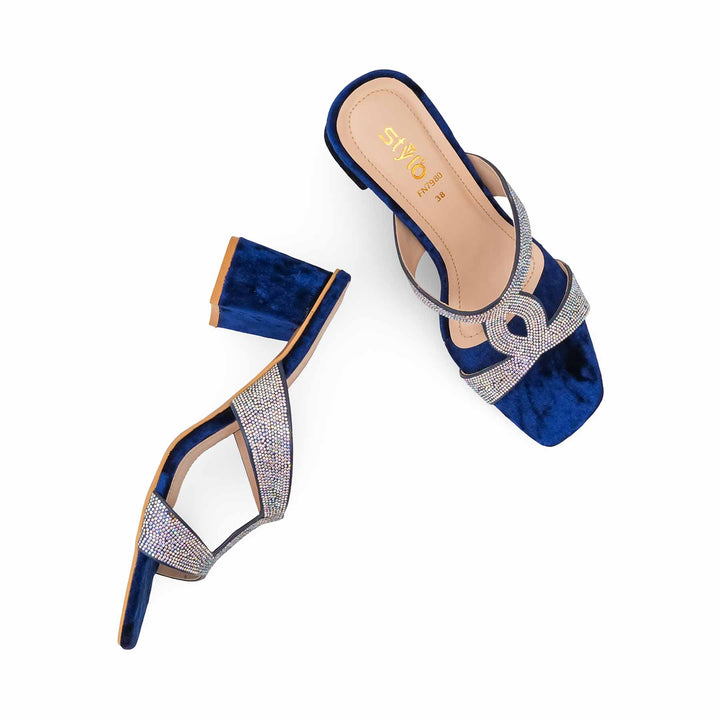 Blue Fancy Slipper For Women FN7980