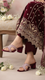 Maroon Fancy Women Slipper FN7983
