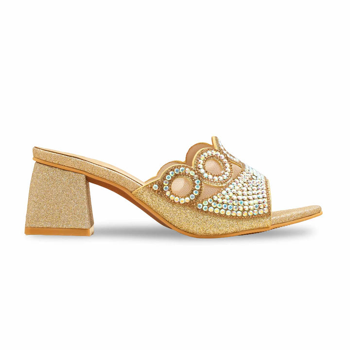 Golden Fancy Slipper For Women FN7993