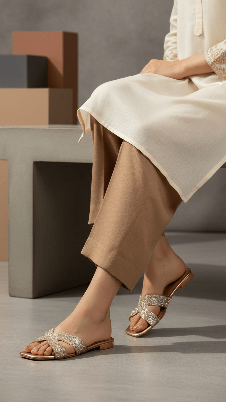 Peach Fancy Slipper FN7995