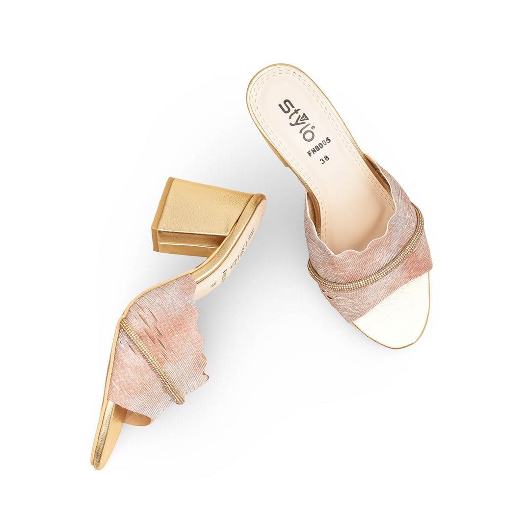 Golden Fancy Slipper For Women FN8005