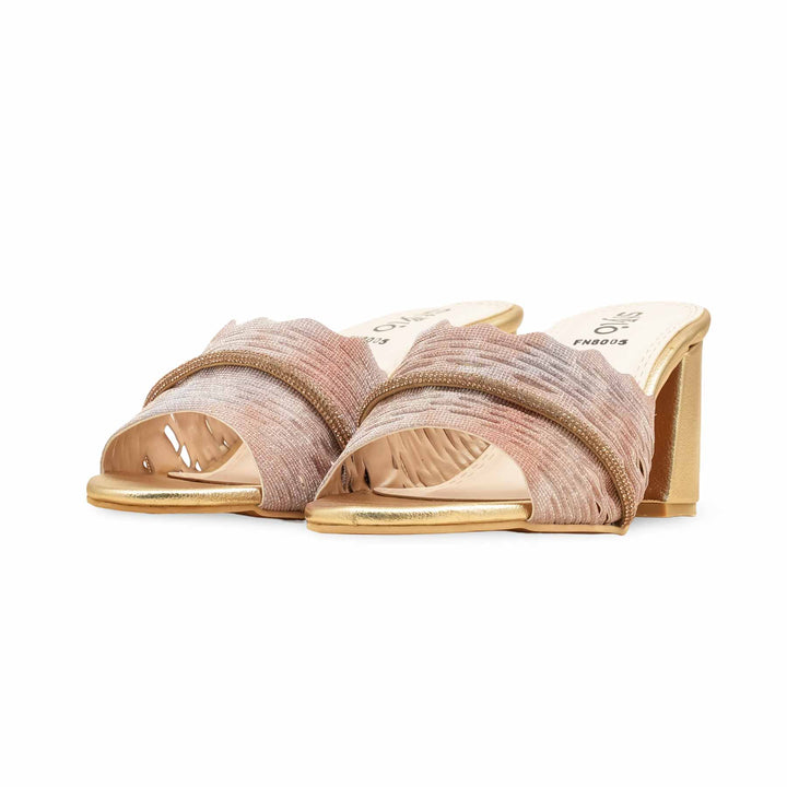 Golden Fancy Slipper For Women FN8005