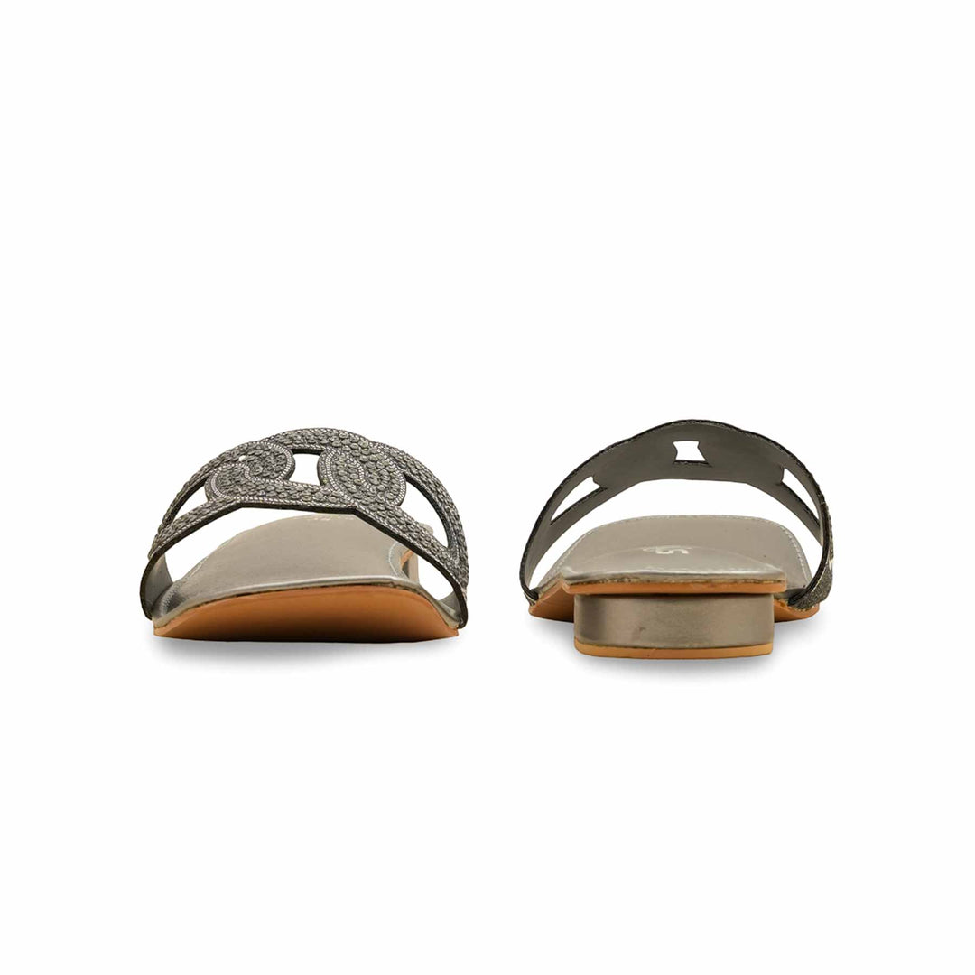 Grey Fancy Women Slipper FN8010