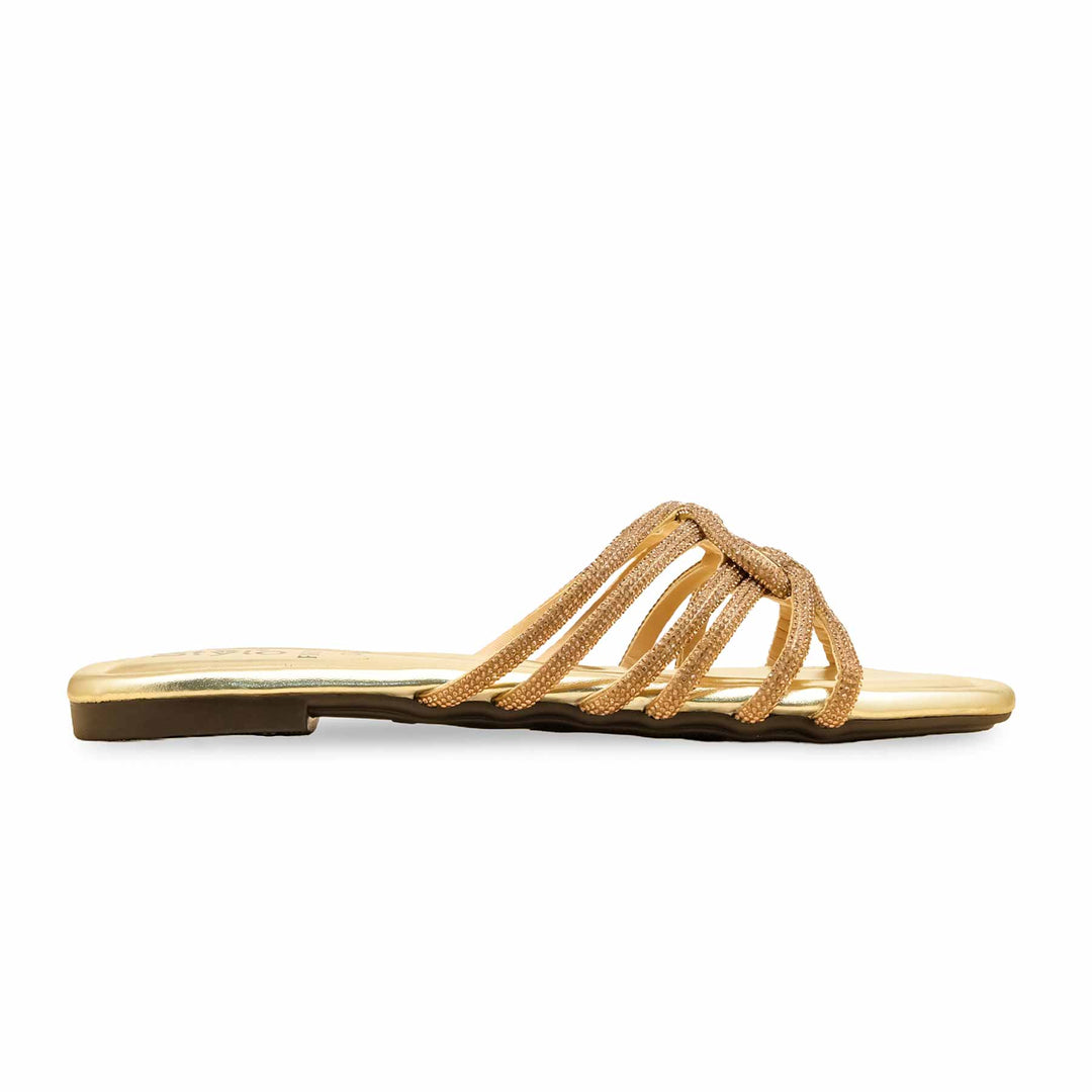 Golden Fancy Slipper For Women FN8012