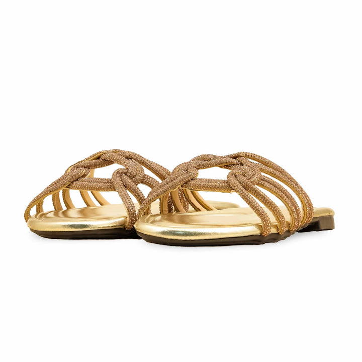 Golden Fancy Slipper For Women FN8012