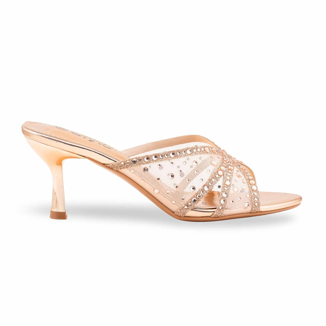 Peach Fancy Slipper For Women FN8020