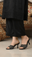 Black Fancy Women Slipper FN8021