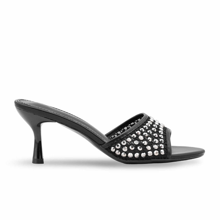Black Fancy Women Slipper FN8021