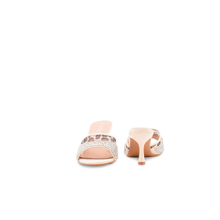 Beige Fancy Slipper For Women FN8022