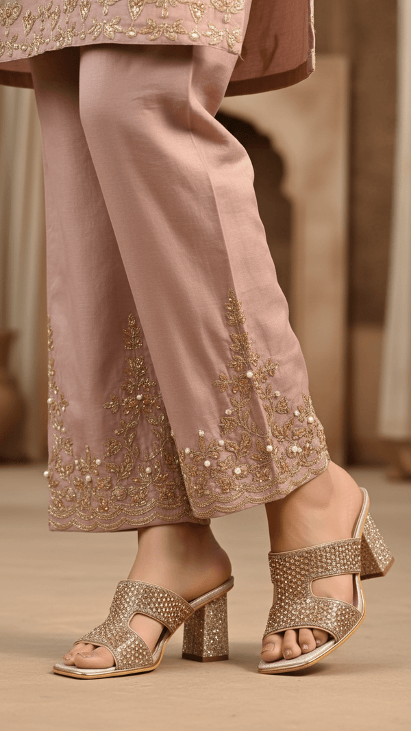 Champagne Fancy Women Slipper FN8026