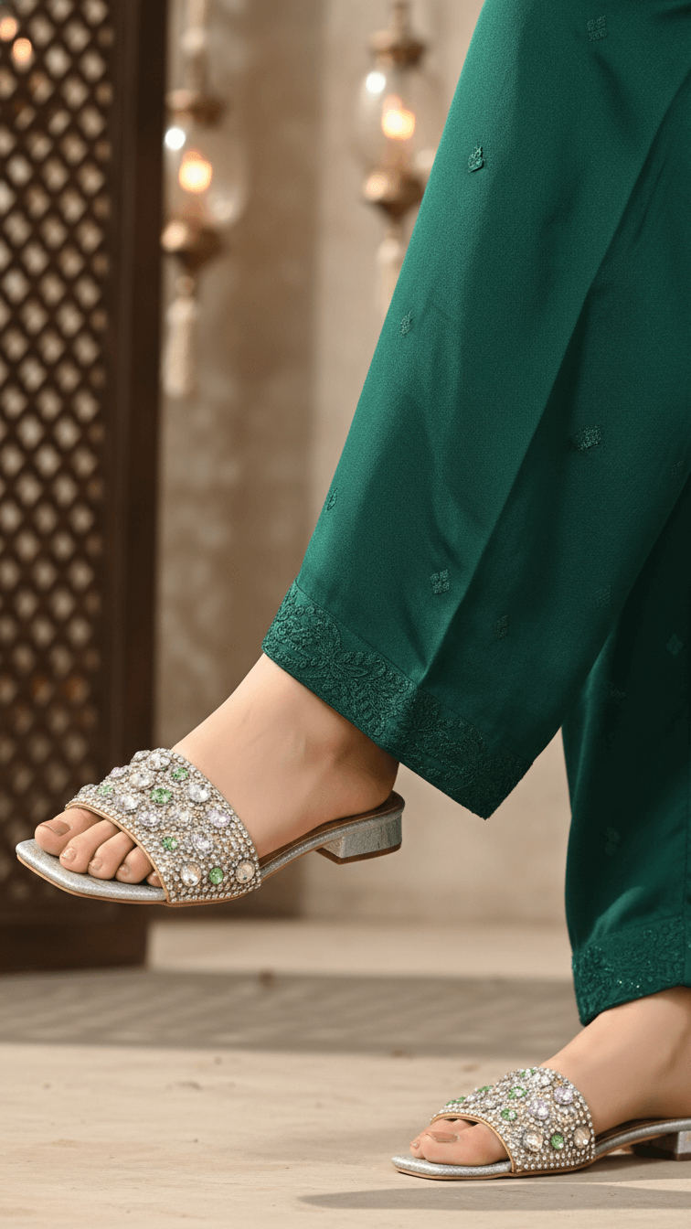 Golden Fancy Women Slipper FN8033