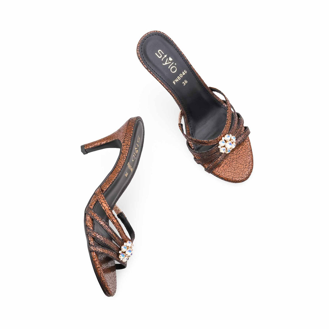 Copper Fancy Sandal For Women FN8046