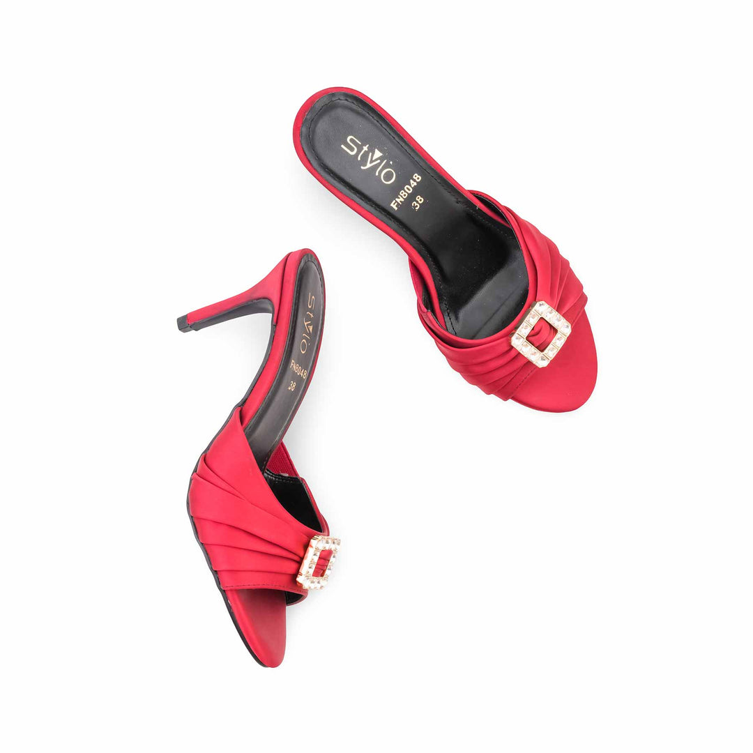 Maroon Fancy Sandal For Women FN8048