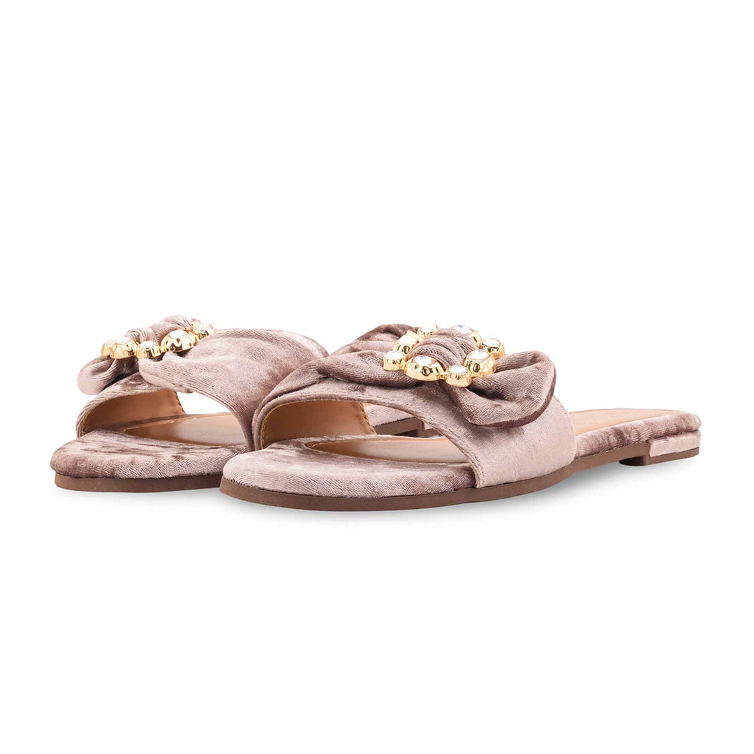 Golden Fancy Slipper For Ladies FN8050
