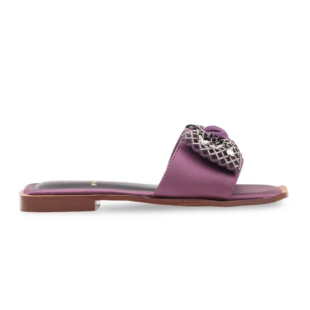 Purple Fancy Slipper For Women FN8053