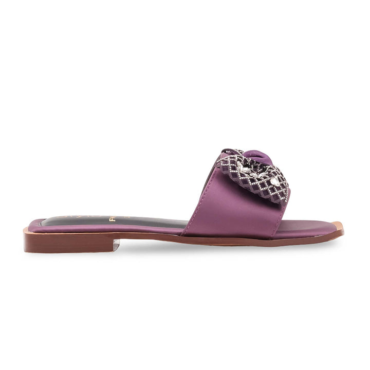 Purple Fancy Slipper For Women FN8053