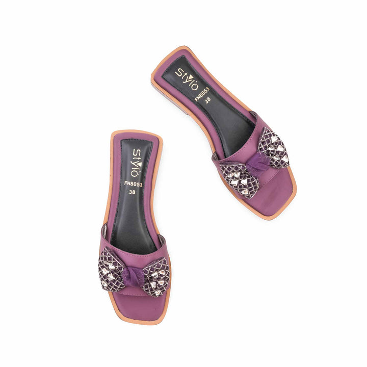 Purple Fancy Slipper For Women FN8053