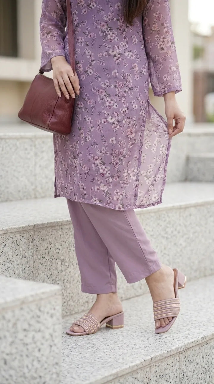 Pink Fancy Slipper For Ladies FN8070