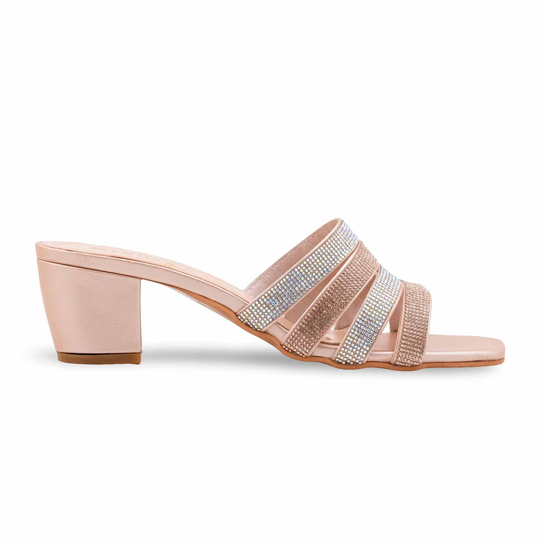 Peach Fancy Slipper For Women FN8074