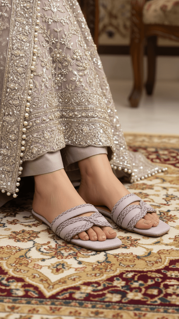 Pink Fancy Slipper For Women FN8081