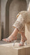 Silver Fancy Sandal For Ladies FN8086