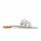 Silver Fancy Slipper For Ladies FN8089