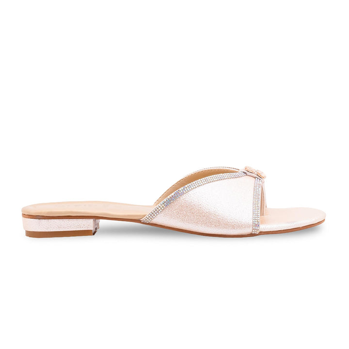 Golden Fancy Slipper For Ladies FN8102