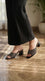 Black Fancy Slipper For Ladies FN8105