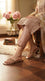 Golden Fancy Slipper For Women FN8164