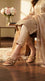 Golden Fancy Slipper For Ladies FN8233
