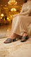 Grey Fancy Slipper For Women FN8238