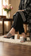 Black Fancy Slipper For Women FN8255