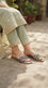 Grey Fancy Slipper For Women FN8281