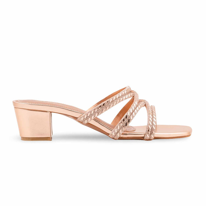 Peach Fancy Slipper For Ladies FN8283