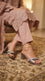 Grey Fancy Slipper For Women FN8286