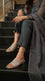Silver Fancy Slipper For Women FN8327