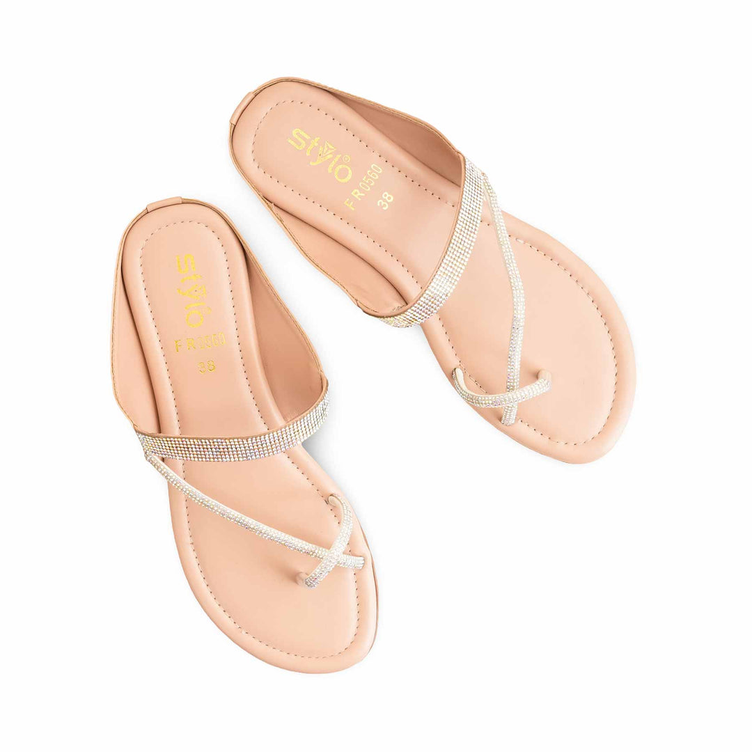 Pink Formal Chappal For Ladies FR0560