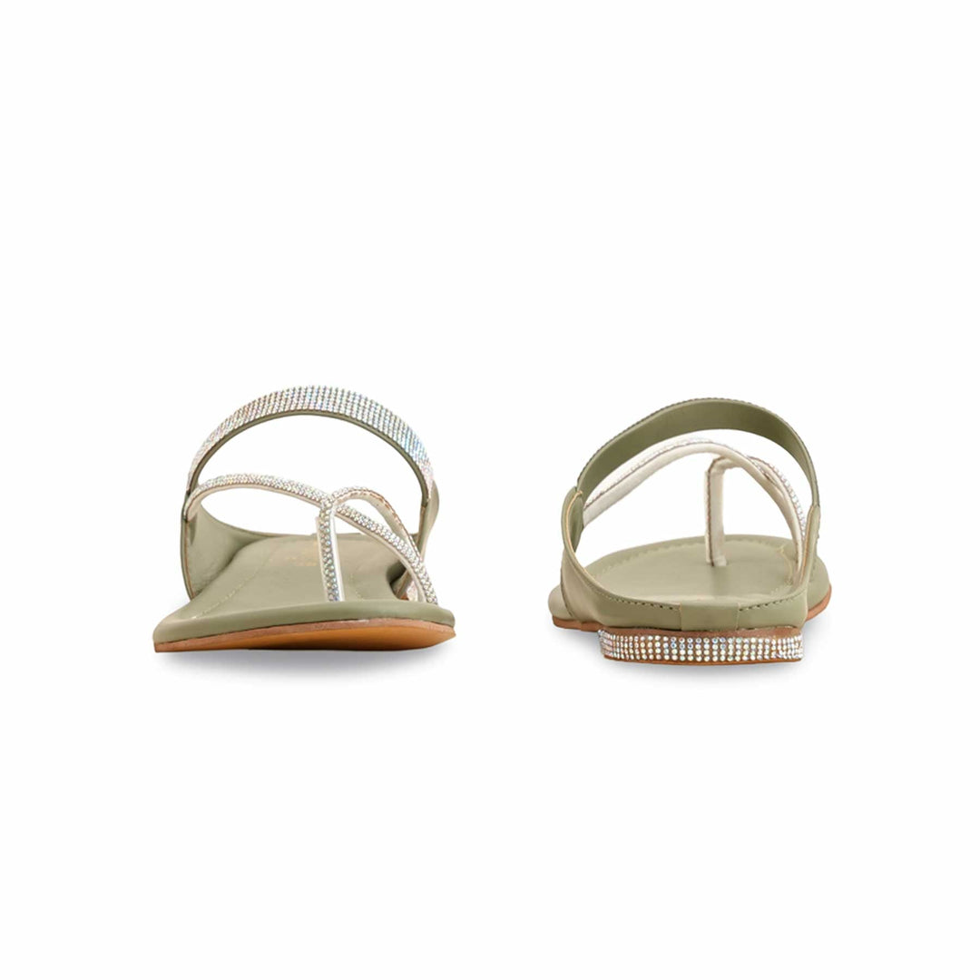 Olive Formal Chappal For Women FR0560