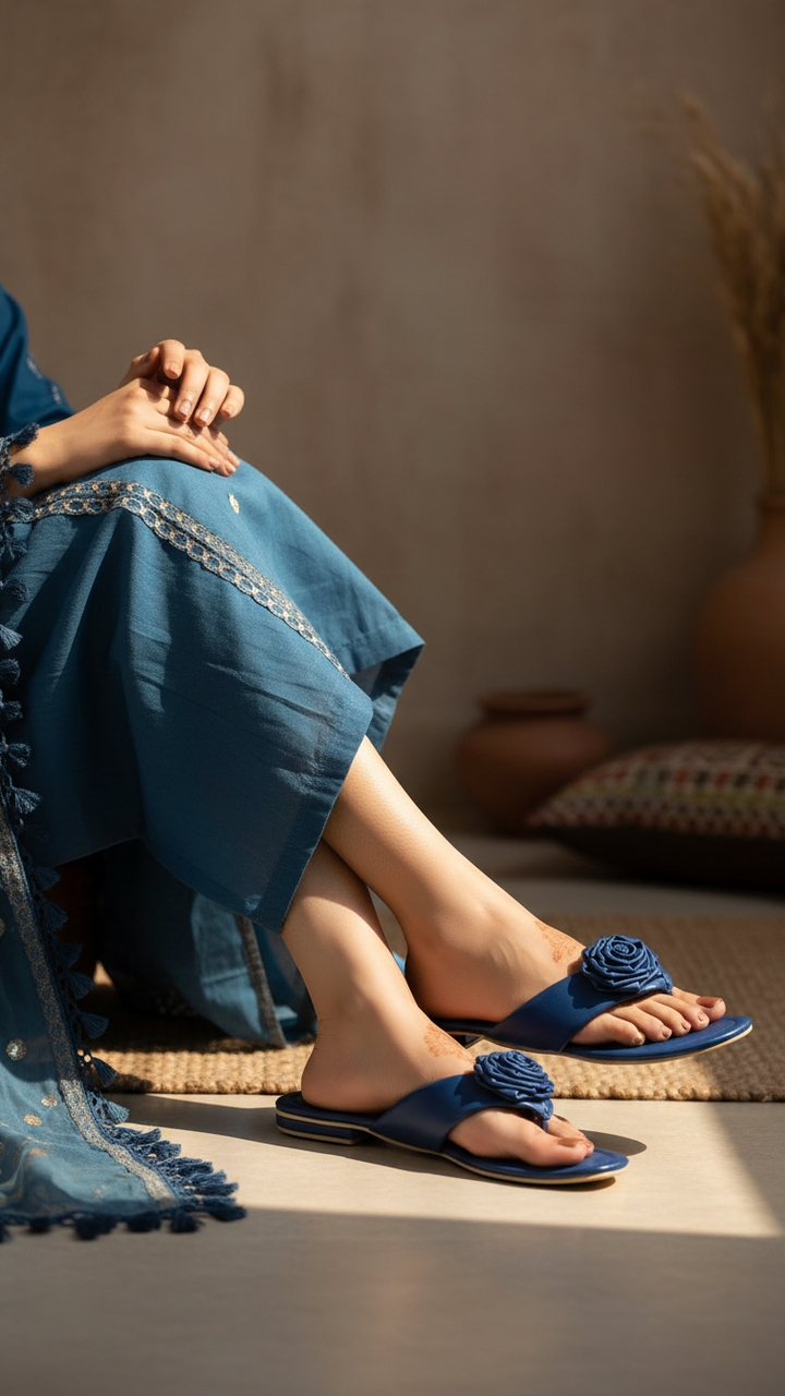 Blue Formal Chappal FR0561