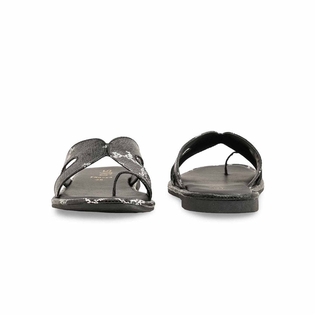 Black Formal Chappal For Ladies FR0564