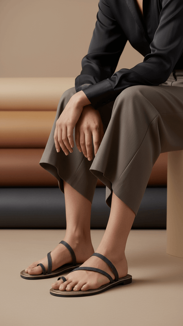 Black Formal Chappal FR0567